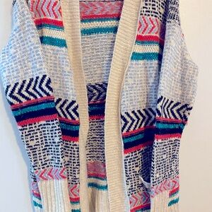 Women mossimo Aztec sweater
